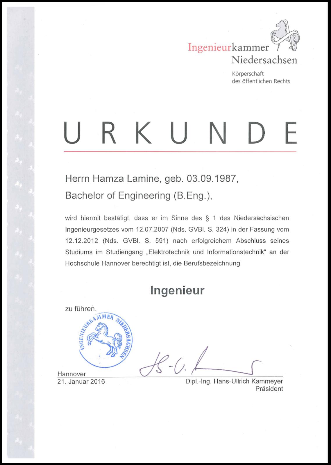 URKUNDE